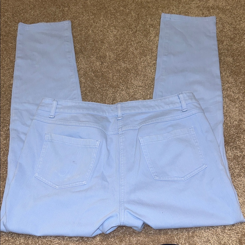 J McLaughlin Blue Periwinkle Straight Leg Women's Jeans - size 8. O - Picture 5 of 7
